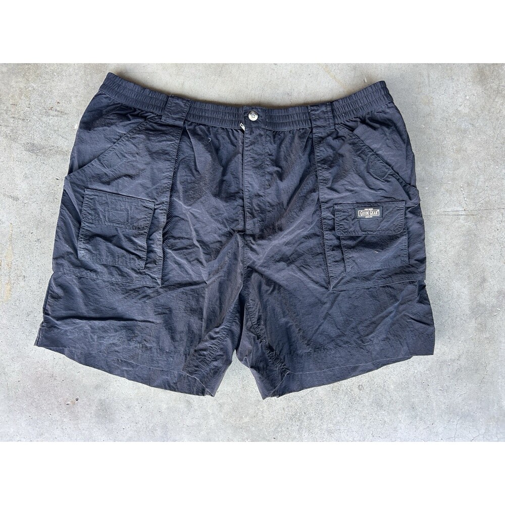 Vintage 90's Dad Shorts - Guide Gear Men’s Nylon Black Cargo Shorts XL